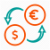 Competitive rates for foreign exchange and money remittance.